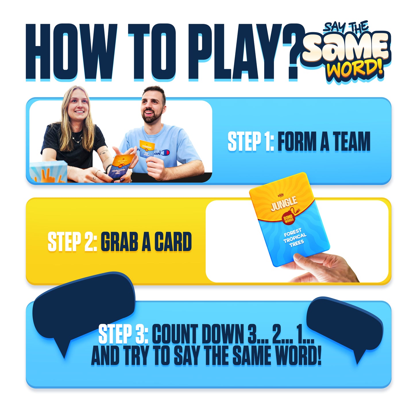Say The Same Word Card Game
